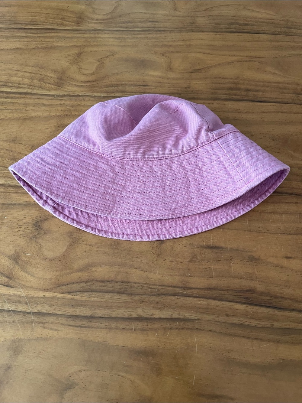 Universal Thread Adjustable Cotton/Linen Bucket Hat - Pink